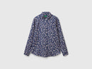 Print Shirt - Navy/white Dandelion