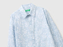 Print Shirt - Light Blue Floral