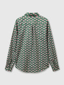 Print Shirt - Green/pink Dandelion