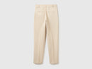 Slim Stretch Cotton Chino - Beige