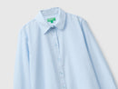 Regular Fit Cotton Long Sleeve Shirt - Light Blue