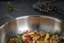 Culinary FivePly Uncoated Wok with Lid - 28CM