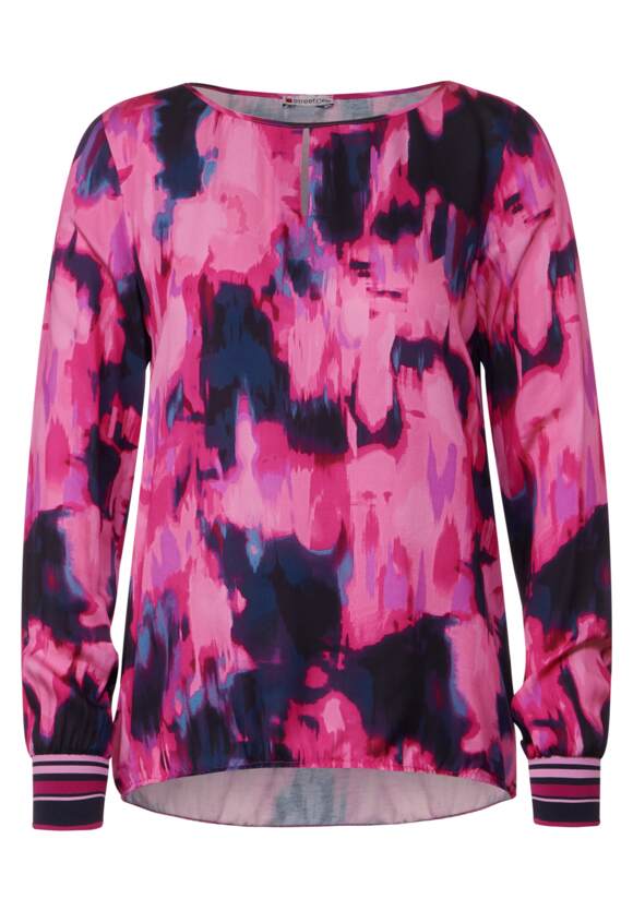 Printed Mat-Mix Shirt - Bright Cosy Pink