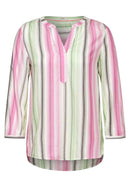 Multicolor Stripe Blouse - Vanilla White