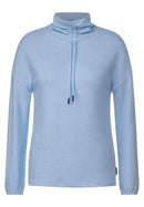 Cosy Collar Shirt - Tranquil Blue Melange