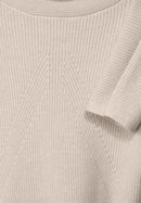 Detailed Rollneck Jumper - Whisper Cream Melange