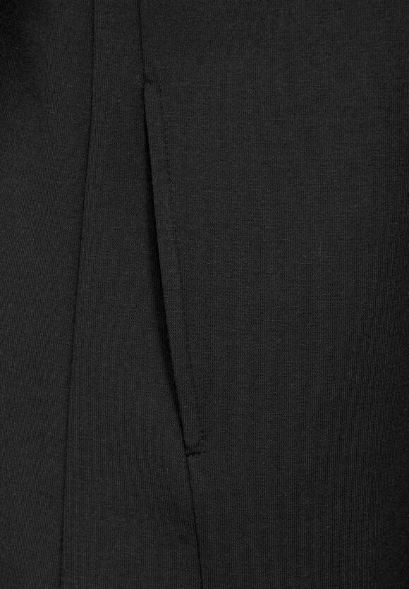 Troyer Sweat Dress - Black