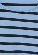Lena Stripe T-Shirt - Soft Light Blue