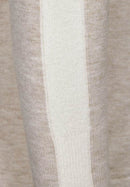 Summer Cosy Fancy Collar Jumper - Sandy Beige Melange