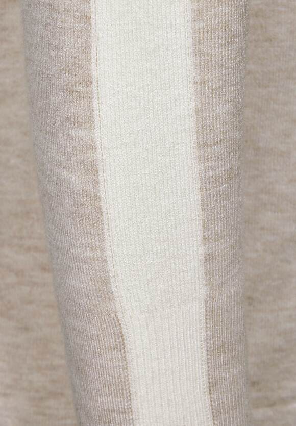 Summer Cosy Fancy Collar Jumper - Sandy Beige Melange