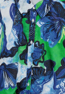 Light Cotton AOP Dress - Vanilla White