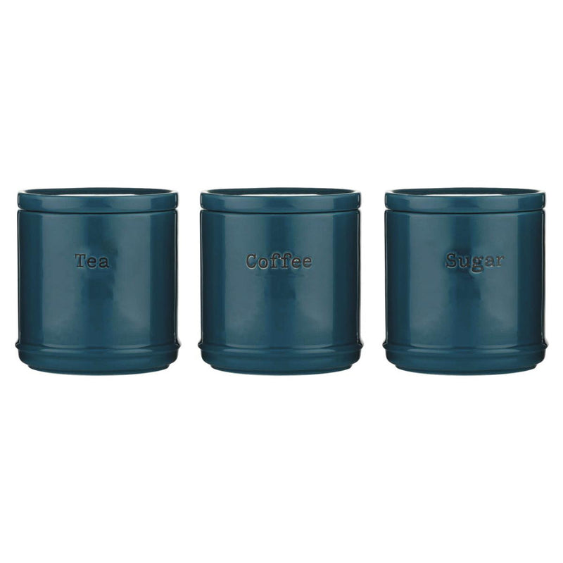 Accents Teal Tea Coffee Sugar Set