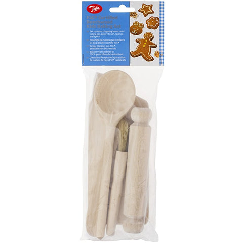 Kids Beechwood Baking Set