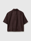 Linen Shirt - Brown