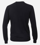 Plain V Neck Jumper - Navy
