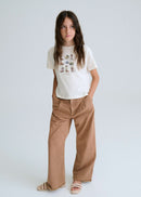 Short Sleeve Print T-Shirt - Bone