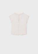 Short Sleeve Print T-Shirt - Bone