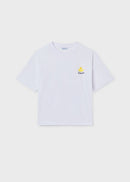 Short Sleeve Print T-Shirt - White