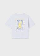 Short Sleeve Print T-Shirt - White