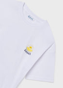 Short Sleeve Print T-Shirt - White