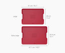 Cut&Carve™ Plus Chopping Board Extra Large - Red