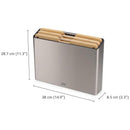Folio Steel Bamboo 3 Piece Board Set