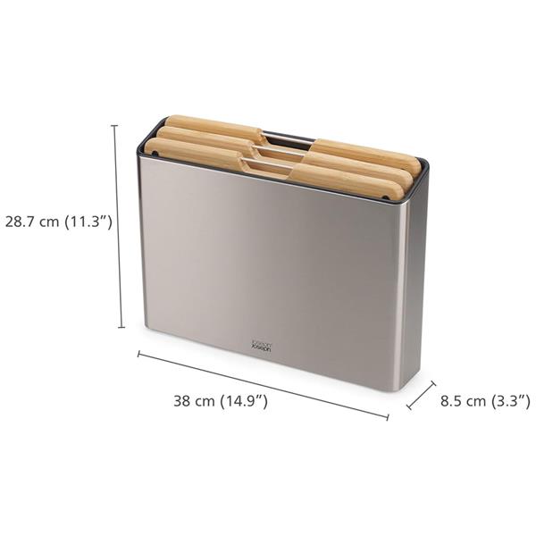 Folio Steel Bamboo 3 Piece Board Set