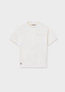 Cotton Short Sleeve T Shirt - Cream