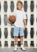 Cotton Short Sleeve T Shirt - Cream