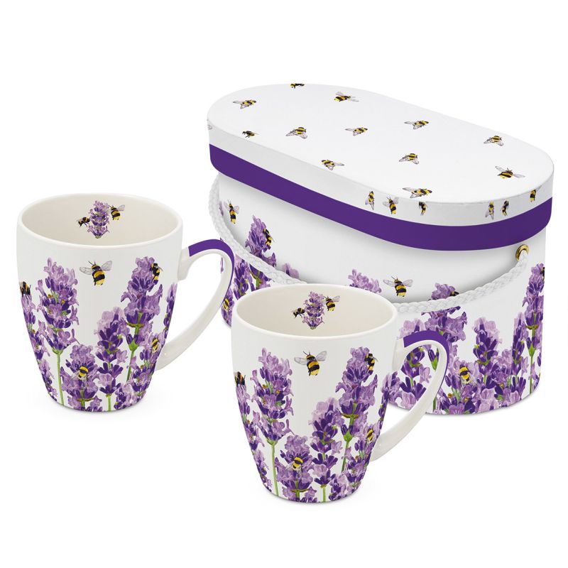 Bees & Lavender Mug Set