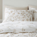 Thea Floral Duvet Cover Set - Natural