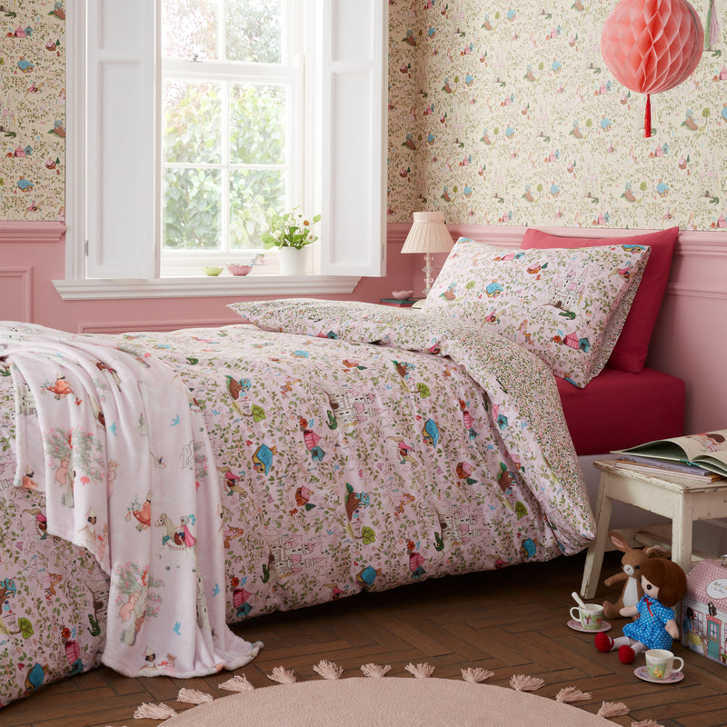 Fairytale Duvet Cover Set - Pink
