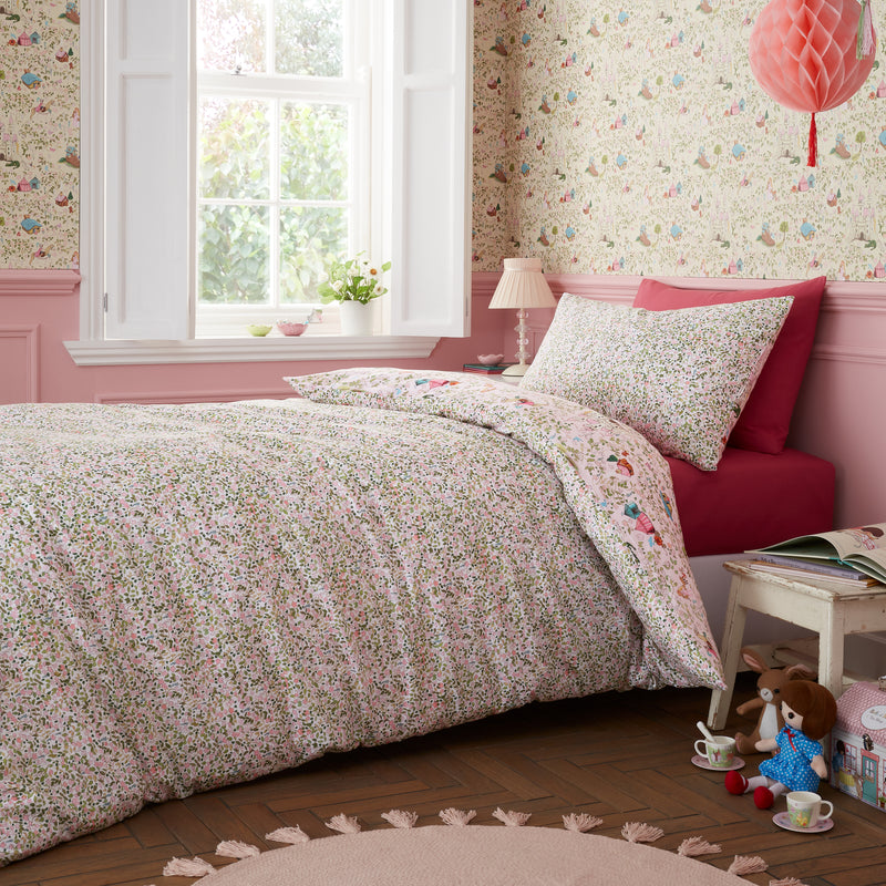 Fairytale Duvet Cover Set - Pink