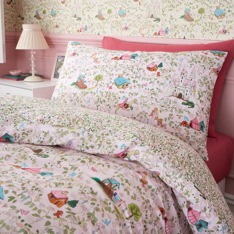 Fairytale Duvet Cover Set - Pink
