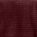 Attica Velvet Bedspread - Burgundy
