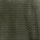 Attica Velvet Bedspread 240 x 260 - Olive Green