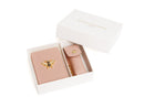 Mirror & Lipstick Holder Set - Pink