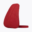 Textured Nylon Small Baglett - Crimson