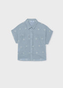2 Piece Blouse - Sky Blue