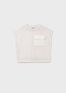 Twin Set With Pocket - Bone