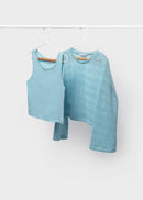 Long Sleeve Twin Set - Algae