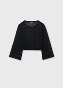 Long Sleeve Twin Set - Black