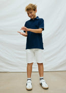 Short Sleeve Polo - Atlantic