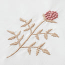 Adeline Floral White Duvet Cover Set - White