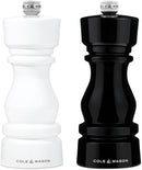 London Black & White Gloss Mill Set