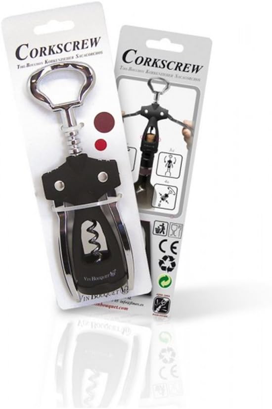 Winged Corkscrew Black