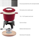 Sierra 11 Piece Fondue Set - Cherry Red