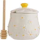 Daisy Honey Pot & Drizzler