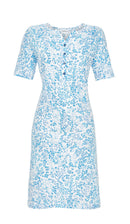Button Planket Nightdress - Blue
