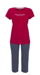 7/8 Trouser Pyjama - Ruby